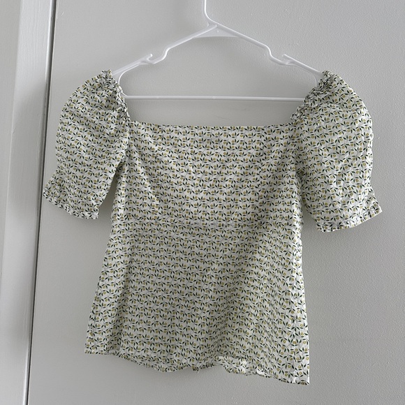 NWOT Petite Studio Lemon Tree Blouse - Picture 6 of 6